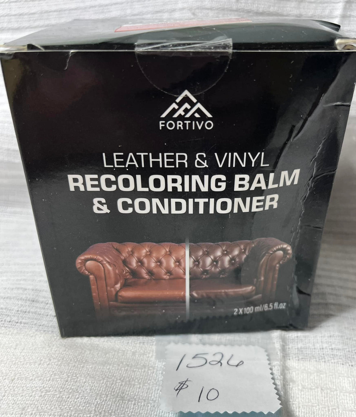 LEATHER & VINYL RECOLORING BALM/CONDITIONER