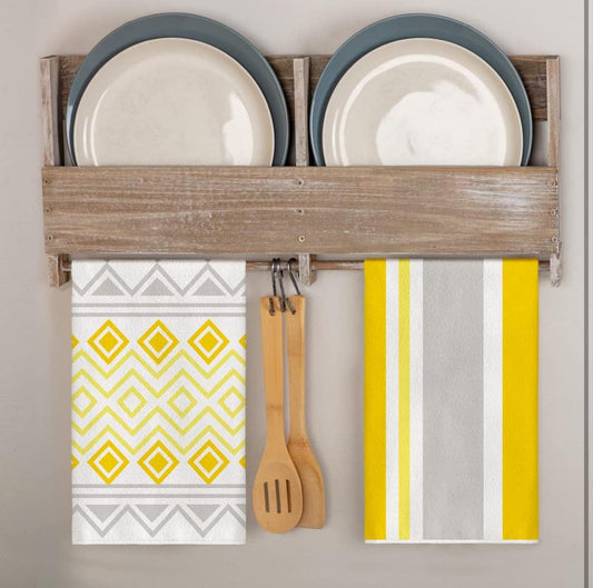 Yellow Dish Towels