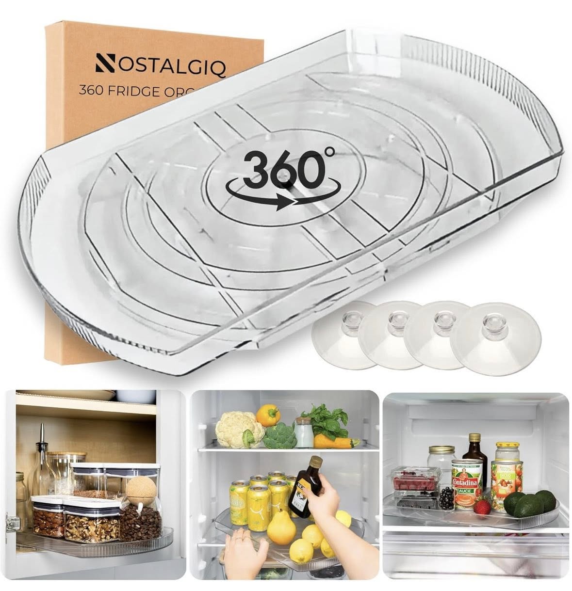 large PULL OUT and THEN ROTATE LAZY SUSAN