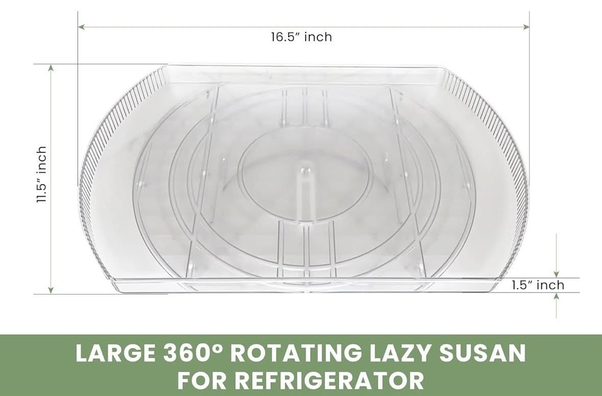 large PULL OUT and THEN ROTATE LAZY SUSAN