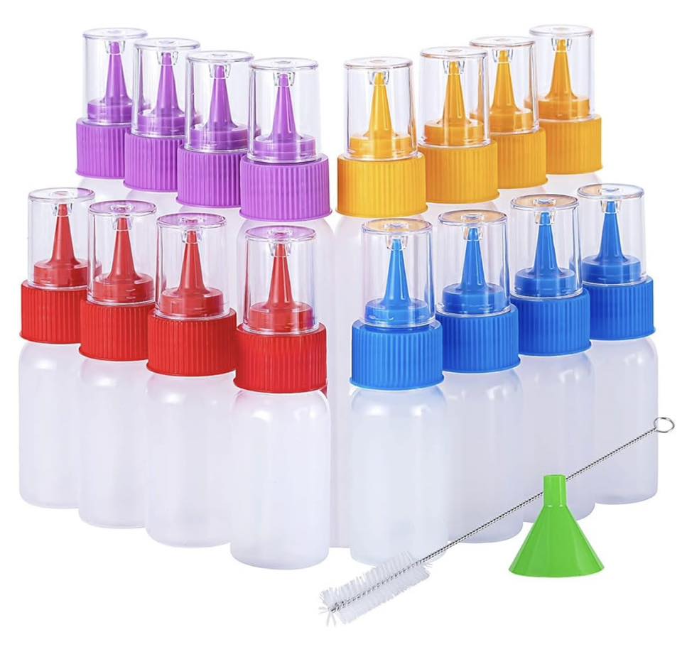 CHMACHI 16 SQUEEZE COOKIE ICING BOTTLES SET