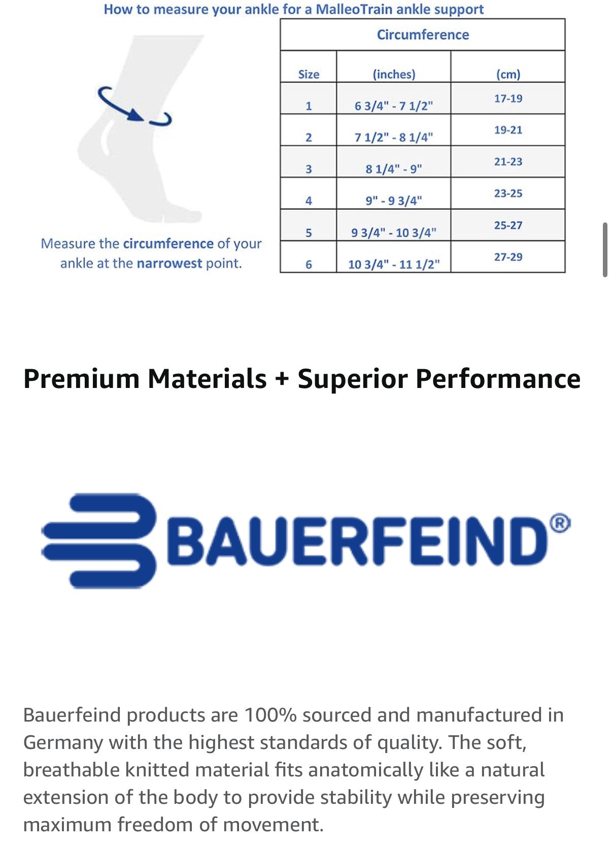 MalleoTrain Ankle Brace