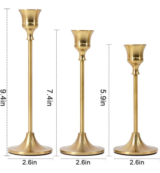 Brass Candlestick Holders