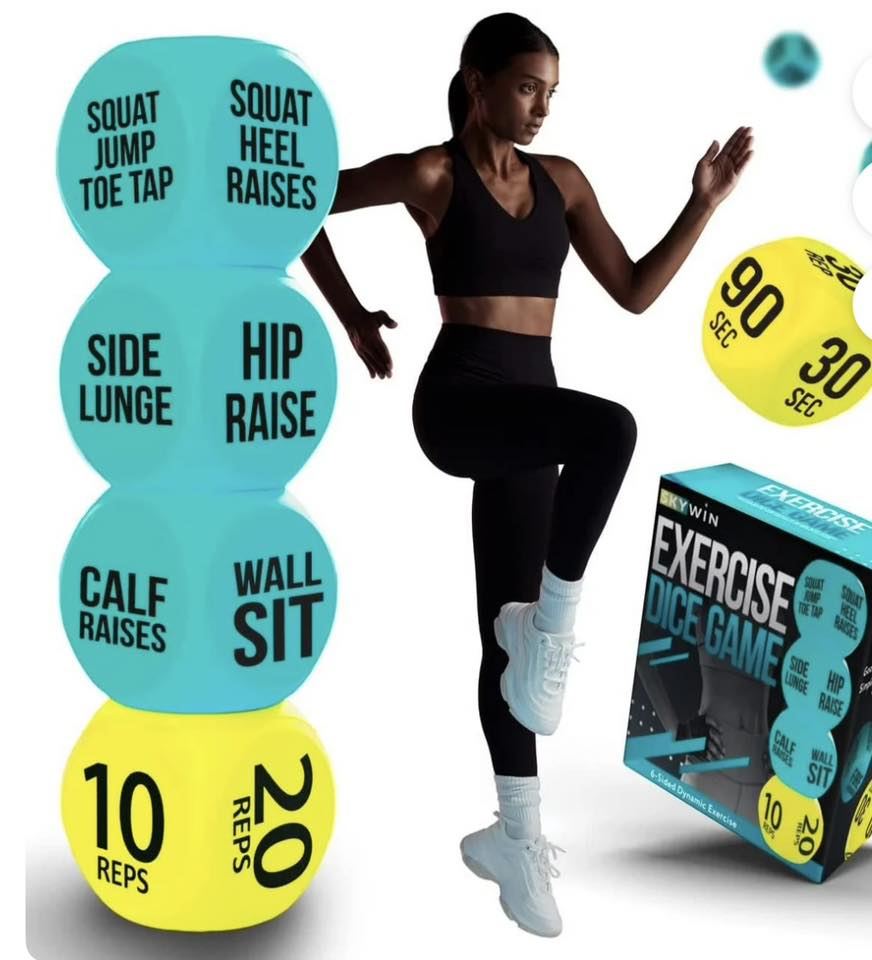 SKYWIN EXERCISE DICE GAME -6 SIDED DYNAMIC