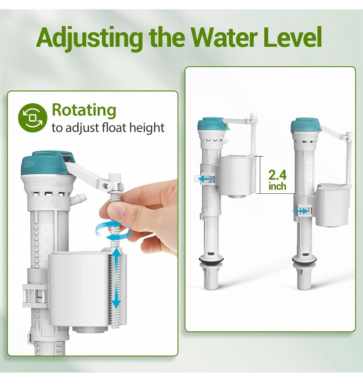 Toilet Flush Valves Push Button Fill Valve Toilet Cistern Flush