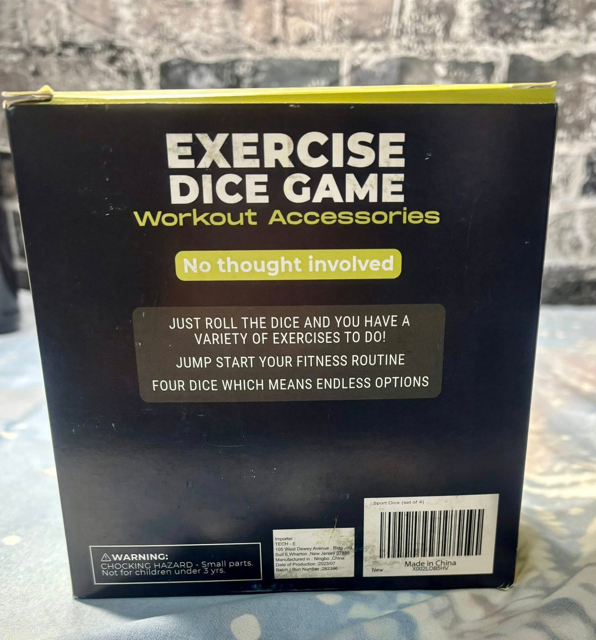 SKYWIN EXERCISE DICE GAME -6 SIDED DYNAMIC