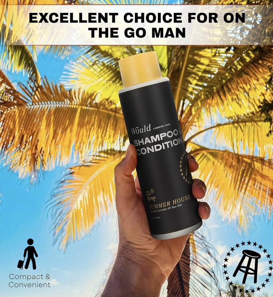 WOULD ,MEN'S 2 IN 1 SHAMPOO @ CONDITIONER