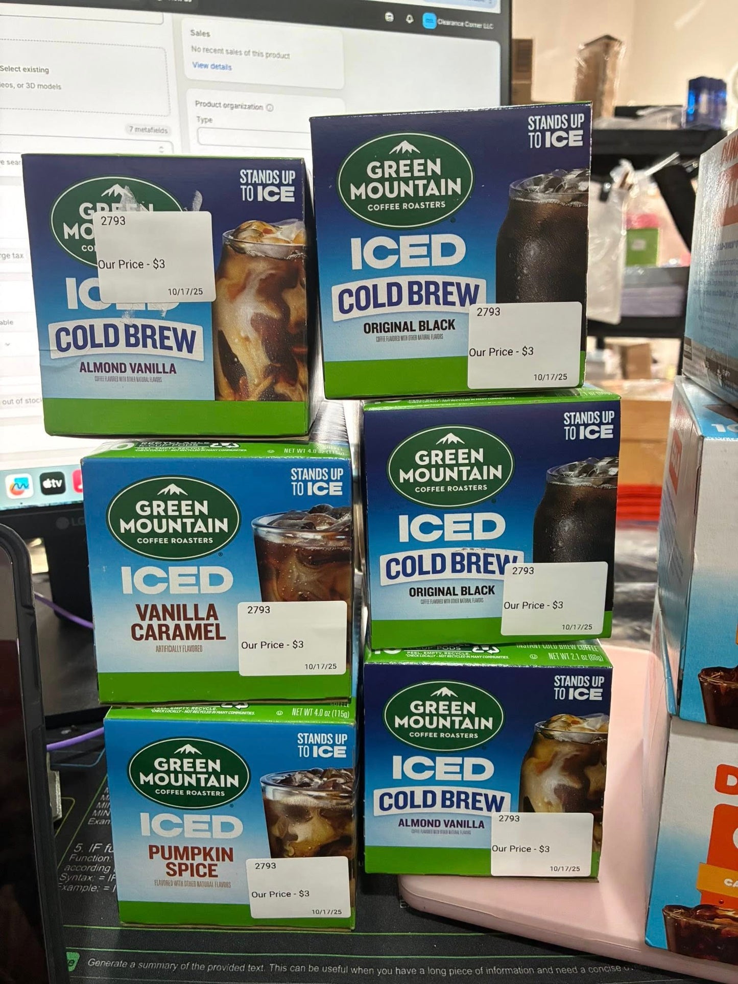 ICED COFFEE K CUPS