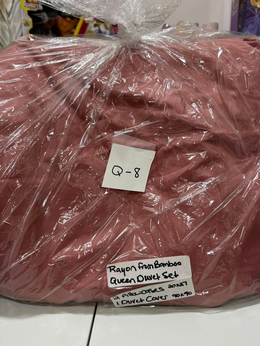 QUEEN Sandwashed Duvet Cover Set