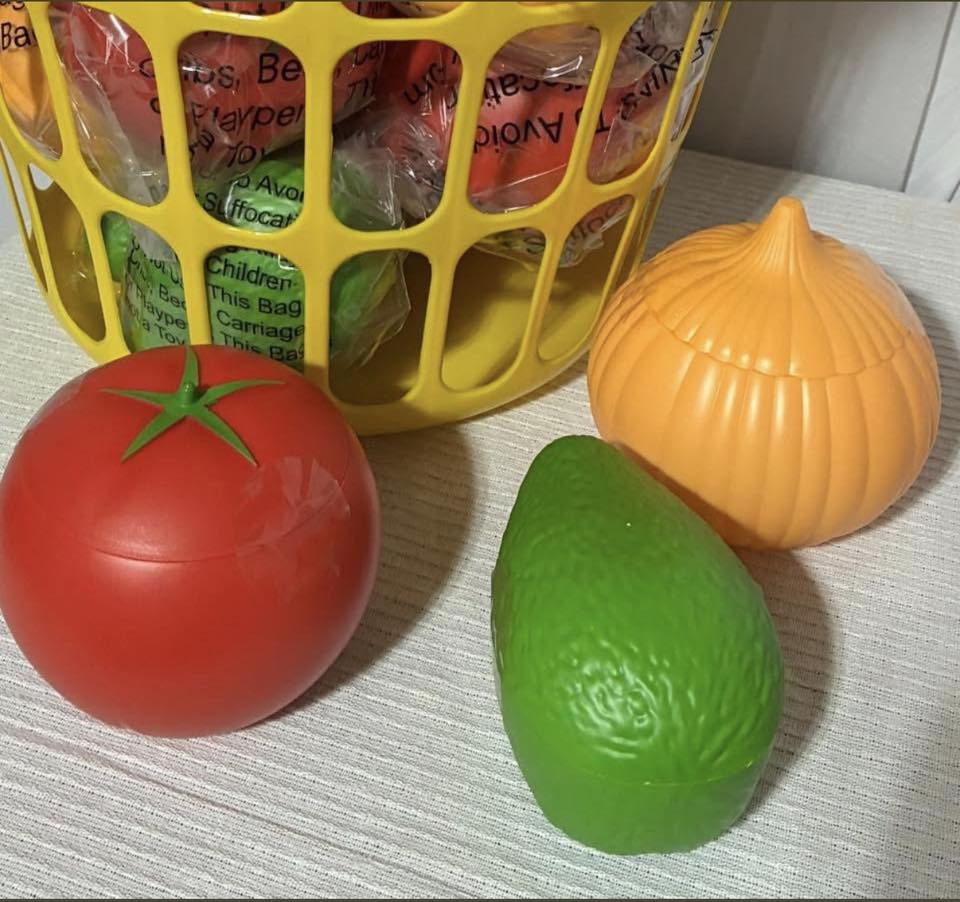 PLASTIC VEGETABLE HOLDERS