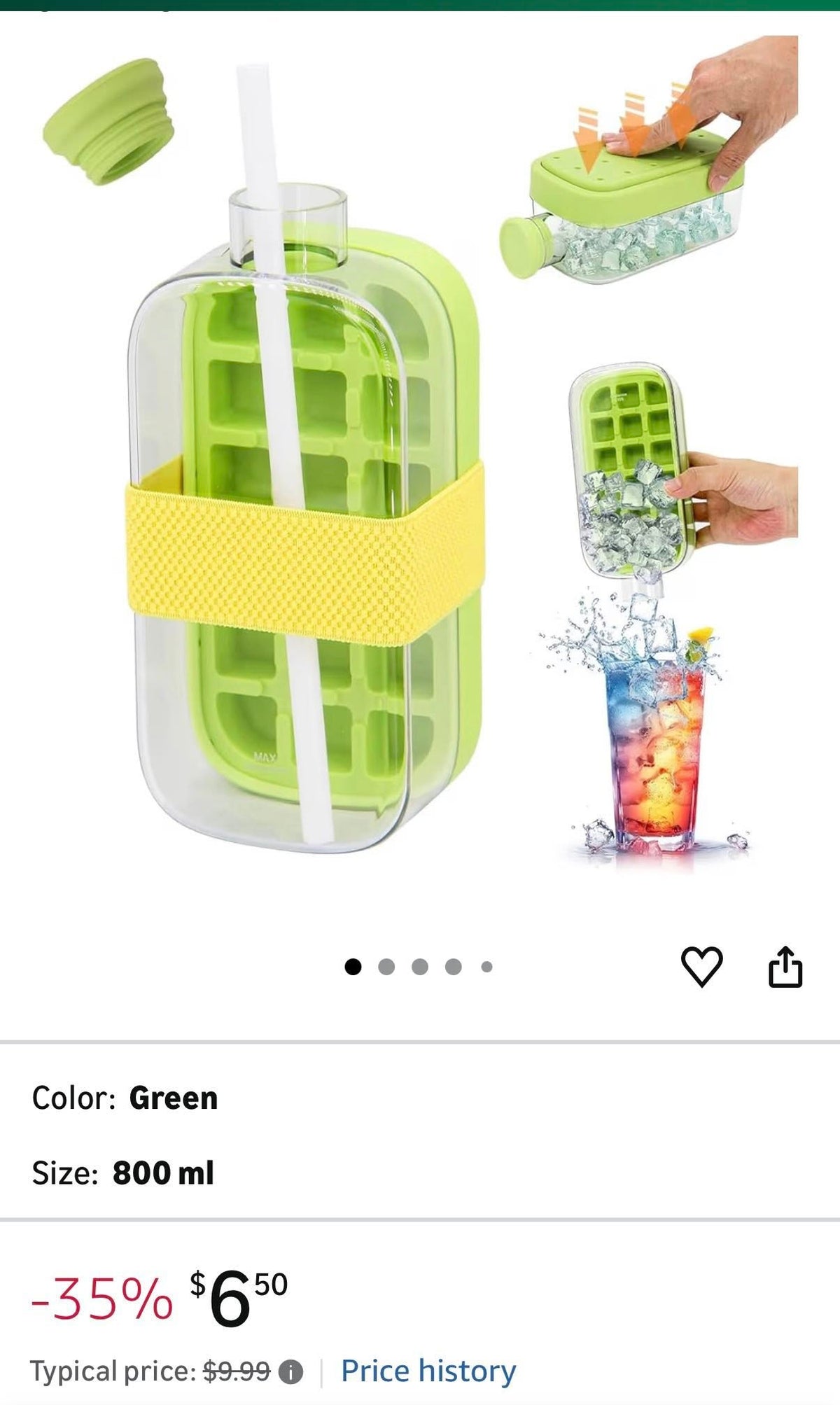 Ice Cube Bottle