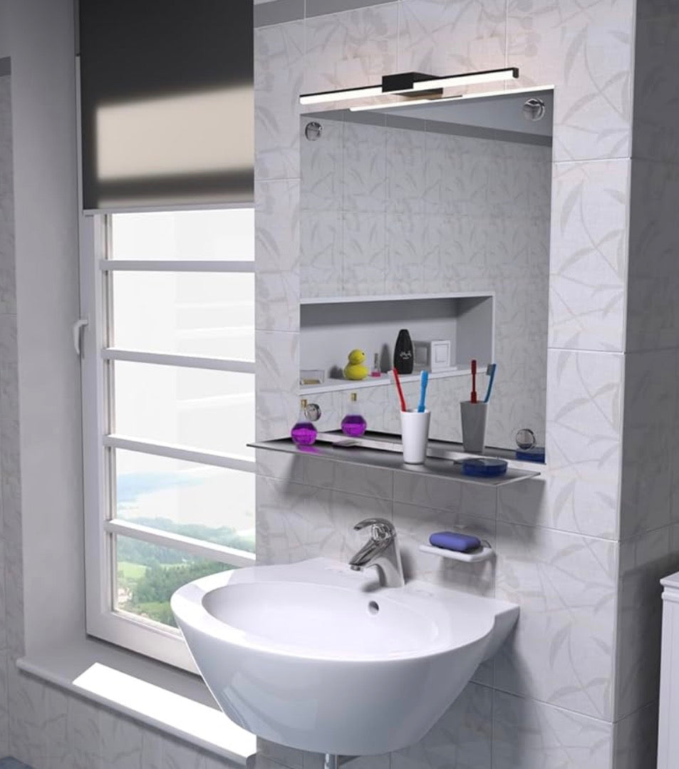 LUMINEX BLACK VANITY LIGHT