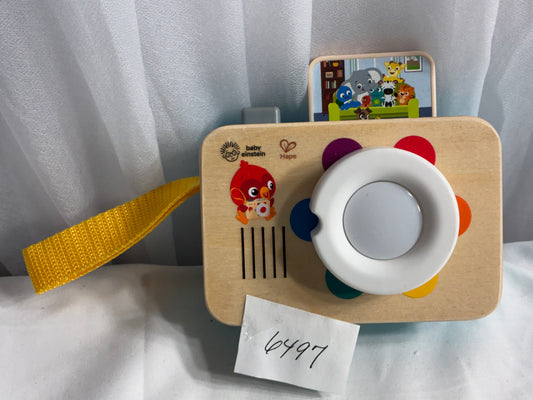 Baby Einstein + Hape Learning Lens Toy Camera for Pretend Play,