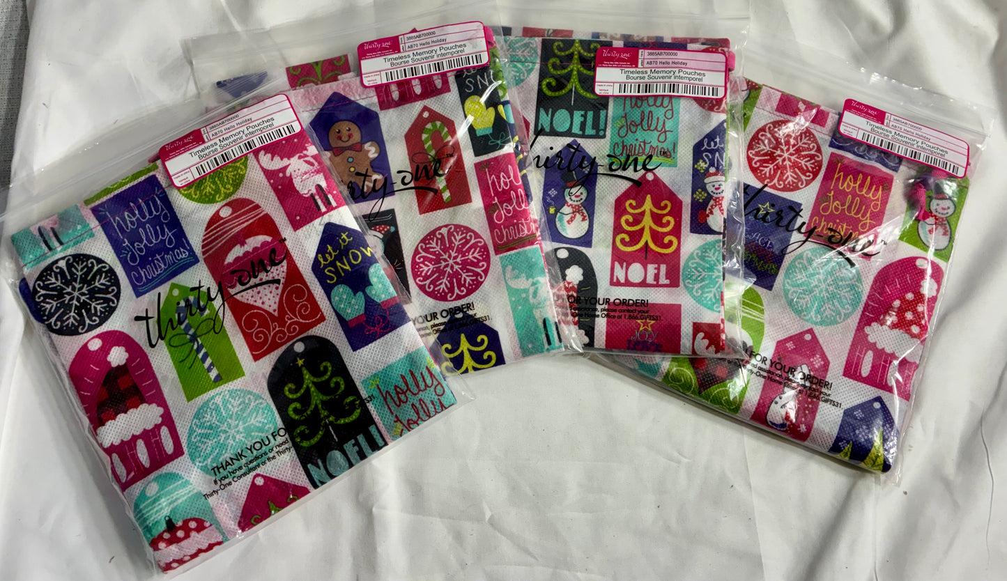 Thirty-One Gifts "Timeless Memory Pouches"