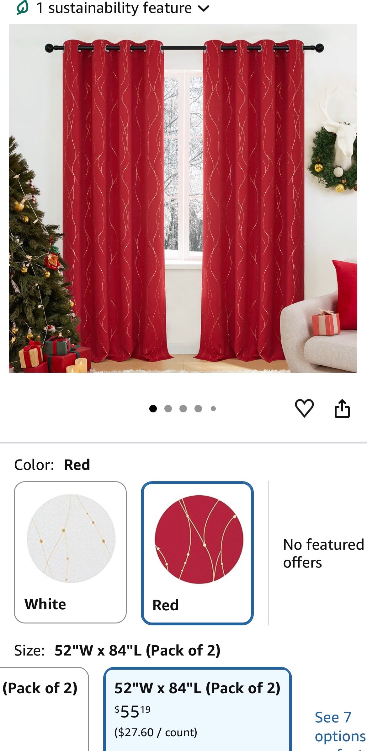 Blackout Gold Foil Wave Lines and Dots, Thermal Curtains 52 x 84