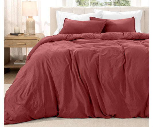 Bare Home Microfiber Duvet Cover Set - Ultra Soft Washed