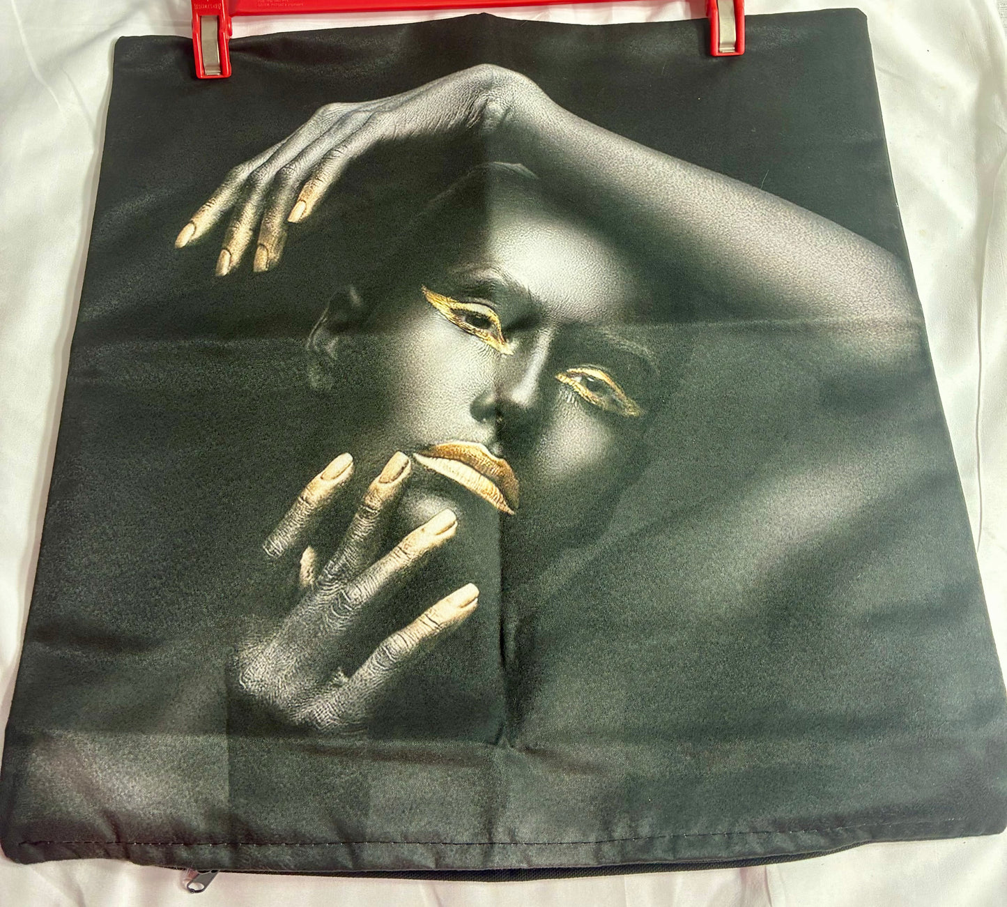 ZIPPERED PILLOW COVERS 18 x 18