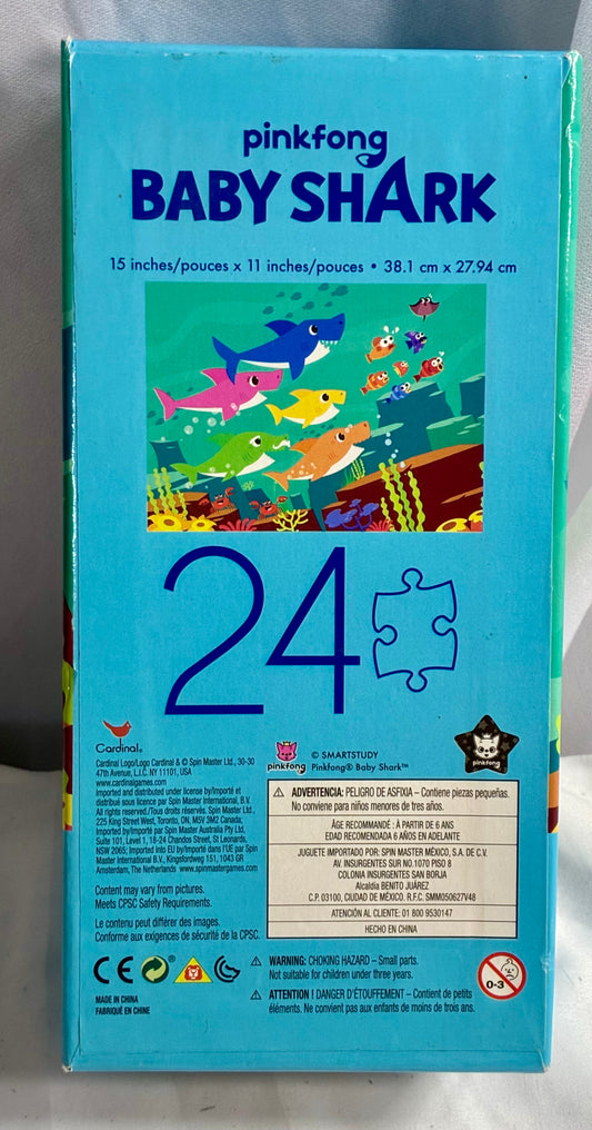Baby Shark 24 Pc Puzzle