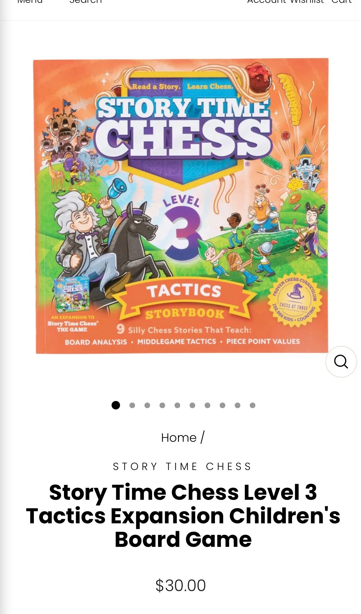 Story Time Chess Level 3 Tactics Expansion Children's Board Game