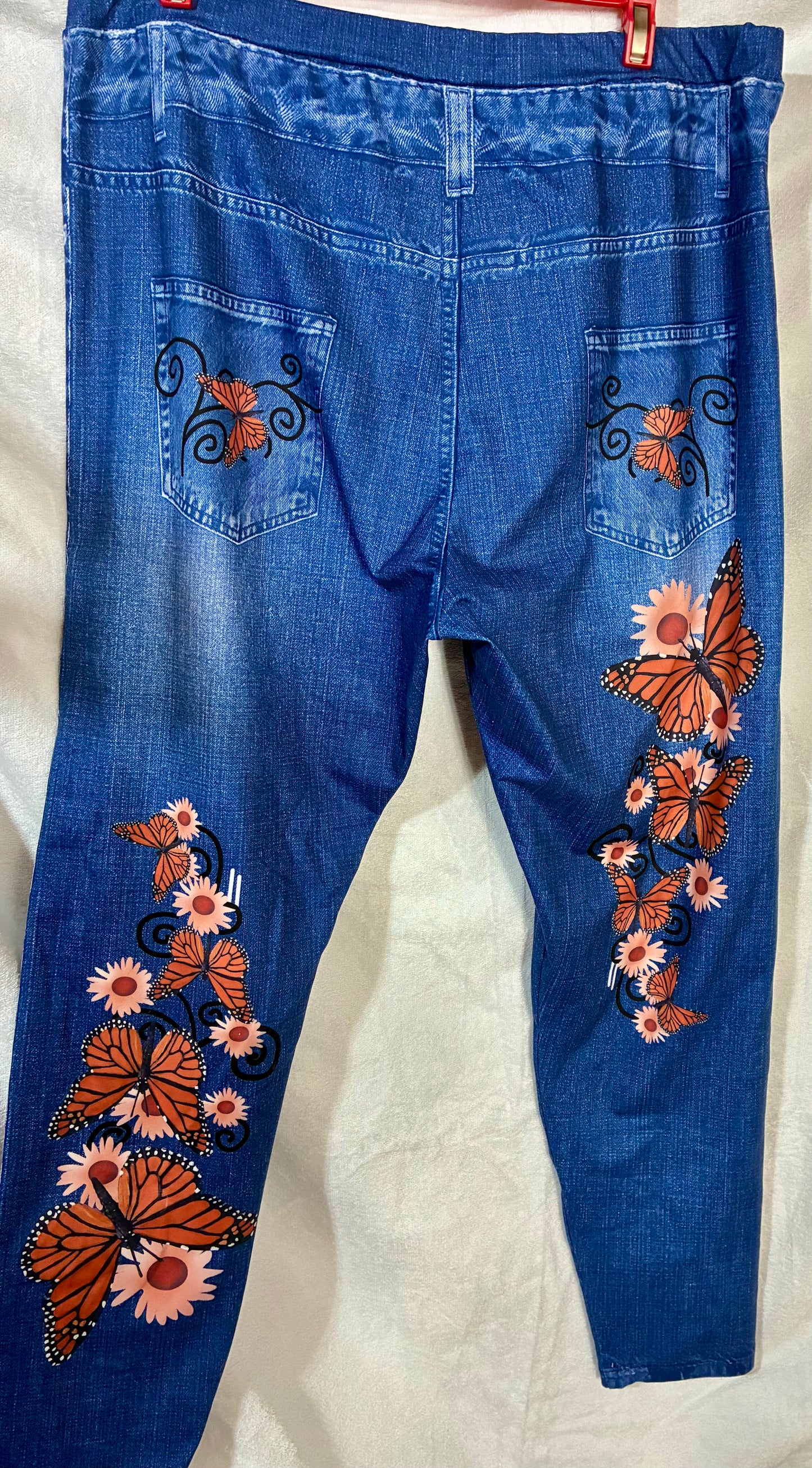 Womans Jeggins Stretchy Jean Looking Jogger