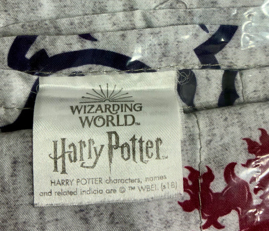 Harry Potter Twin Fitted/Flat- Wizard World Hogwarts Gray