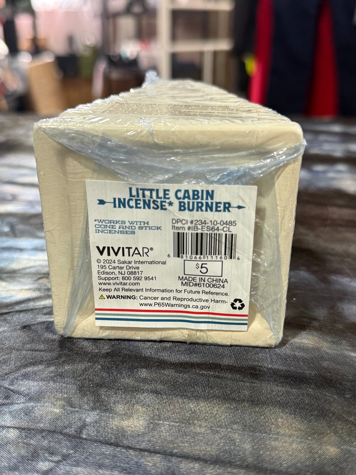 Little Cabin Incense Burner