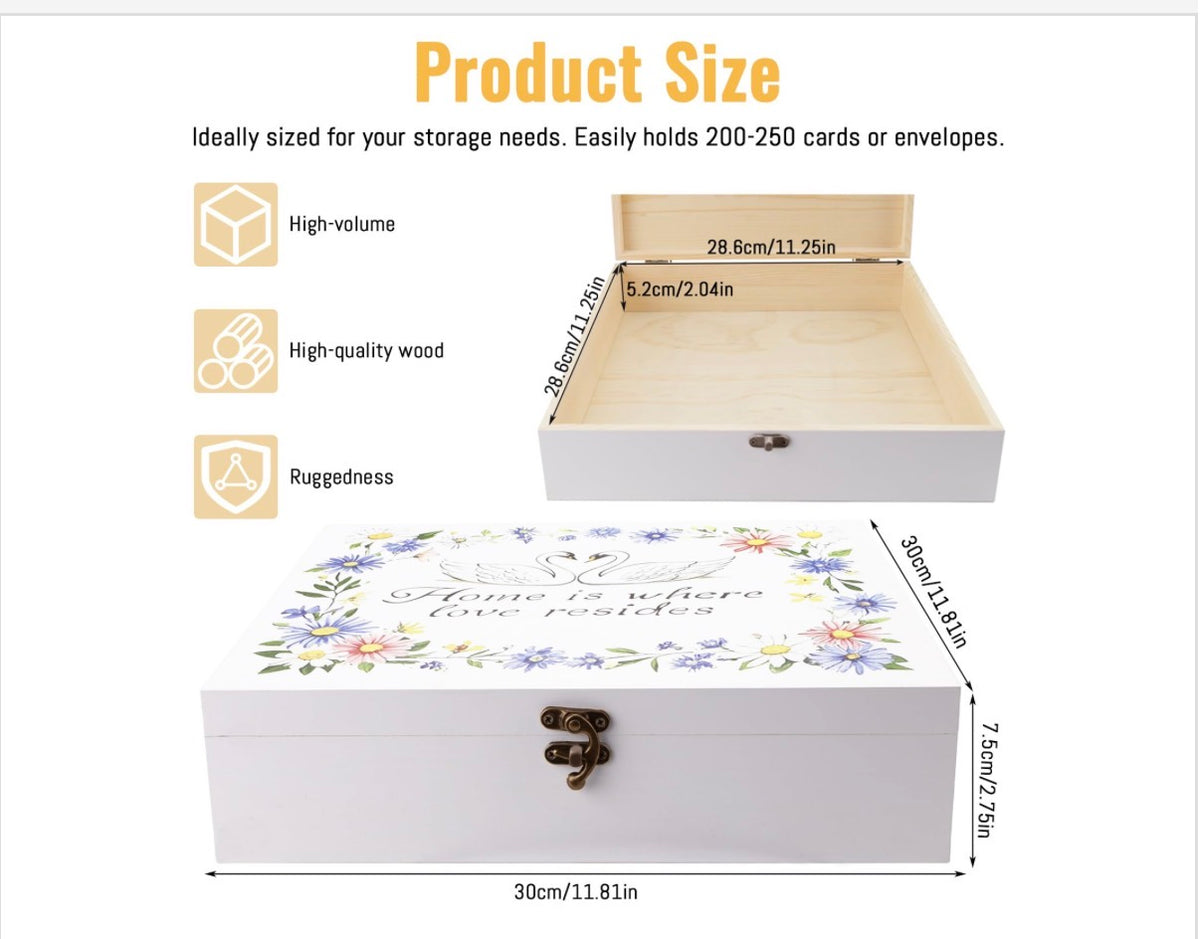 Wooden Card Box