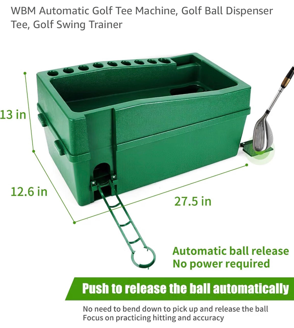 Automatic Golf Tee Machine