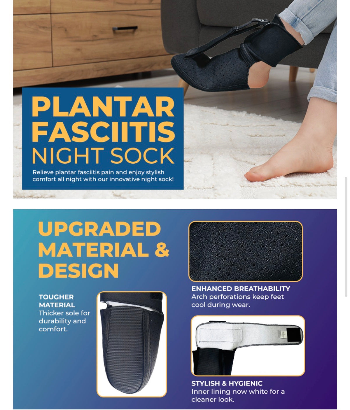 Night Splint Sock