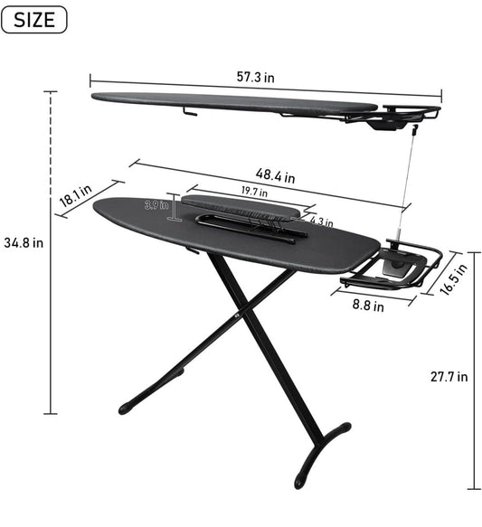 Steel Top Extra Wide Ironing Board