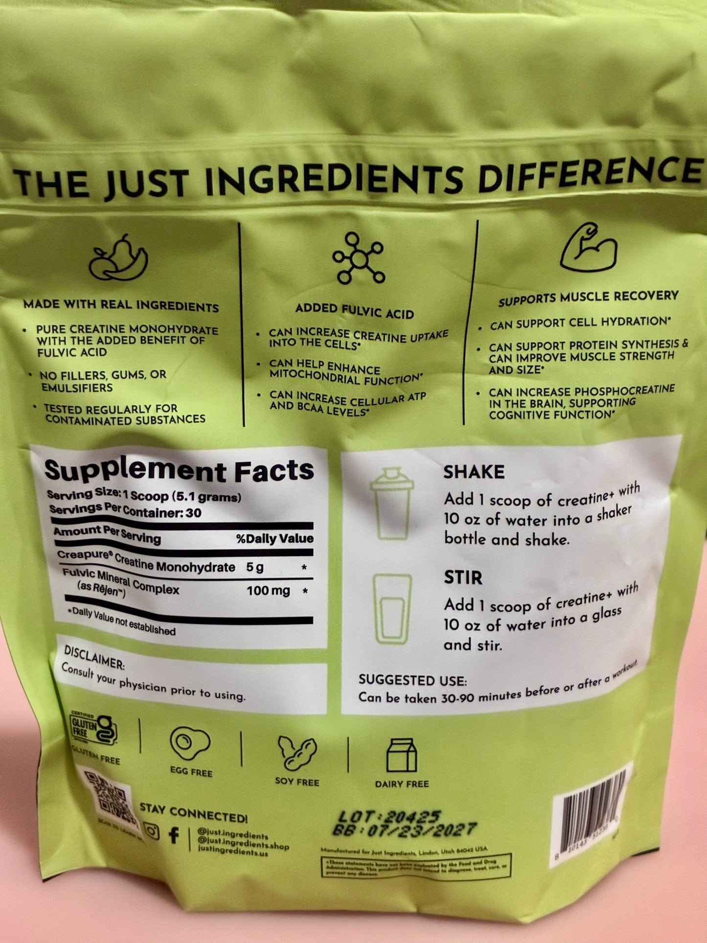 Just Ingredients -Creatine Complex