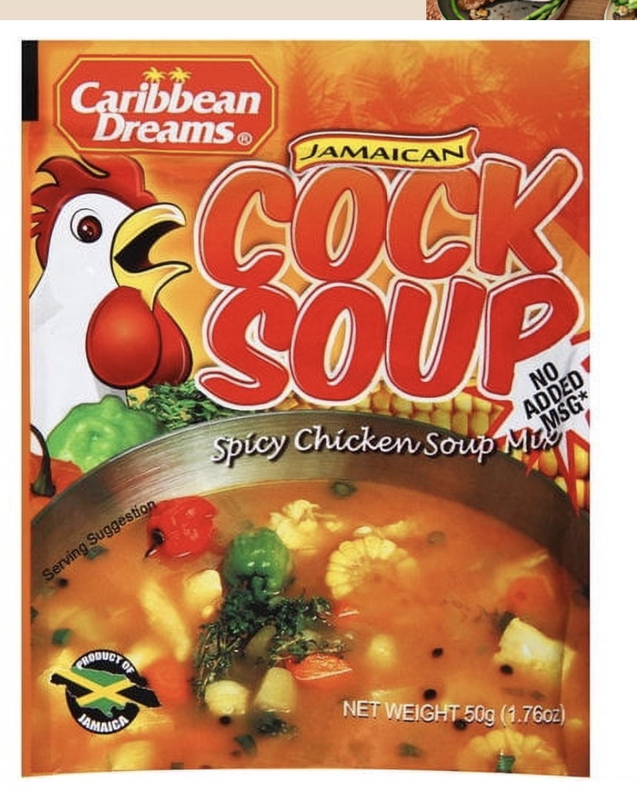Caribbean Dreams Jamaican Cock or Pumpkin Soup, 1.76 oz