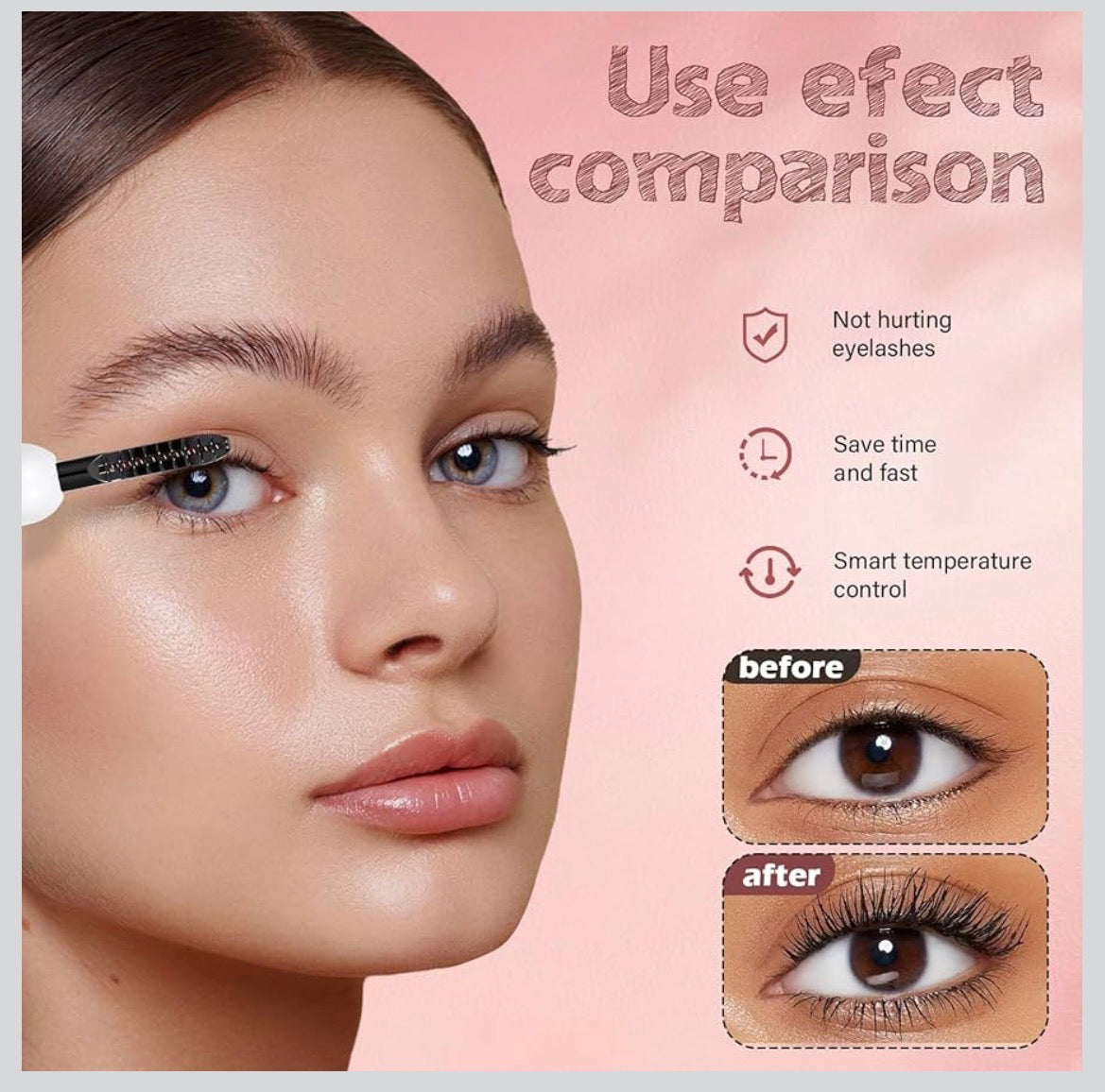 Heated Eyelash Curler Electric Lash Curler