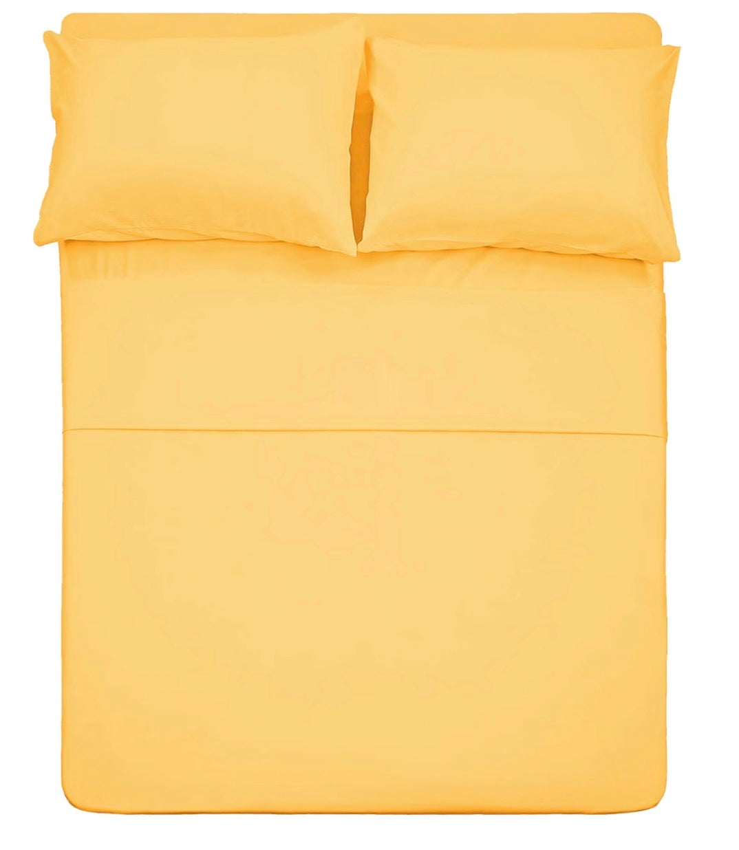 Best Season 1800 Thread Count ,Fade Resistant Bed Sheet Set, 4 Piece, Full, Yellow