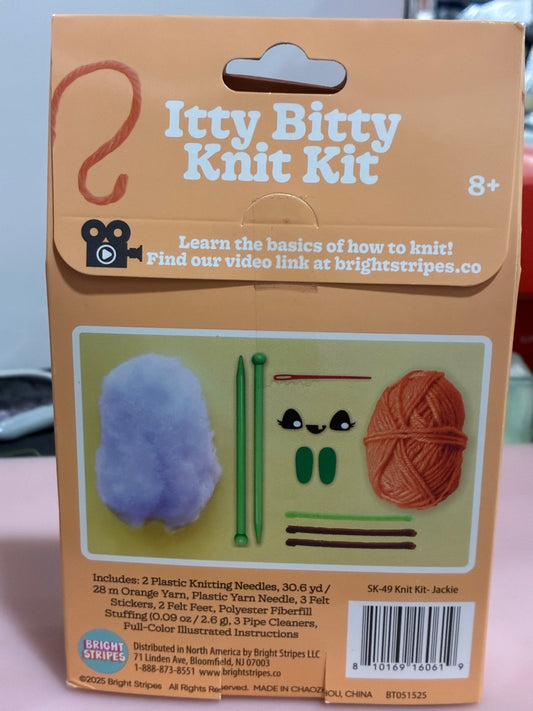 Jackie Lantern Itty Bitty Knit Kit,