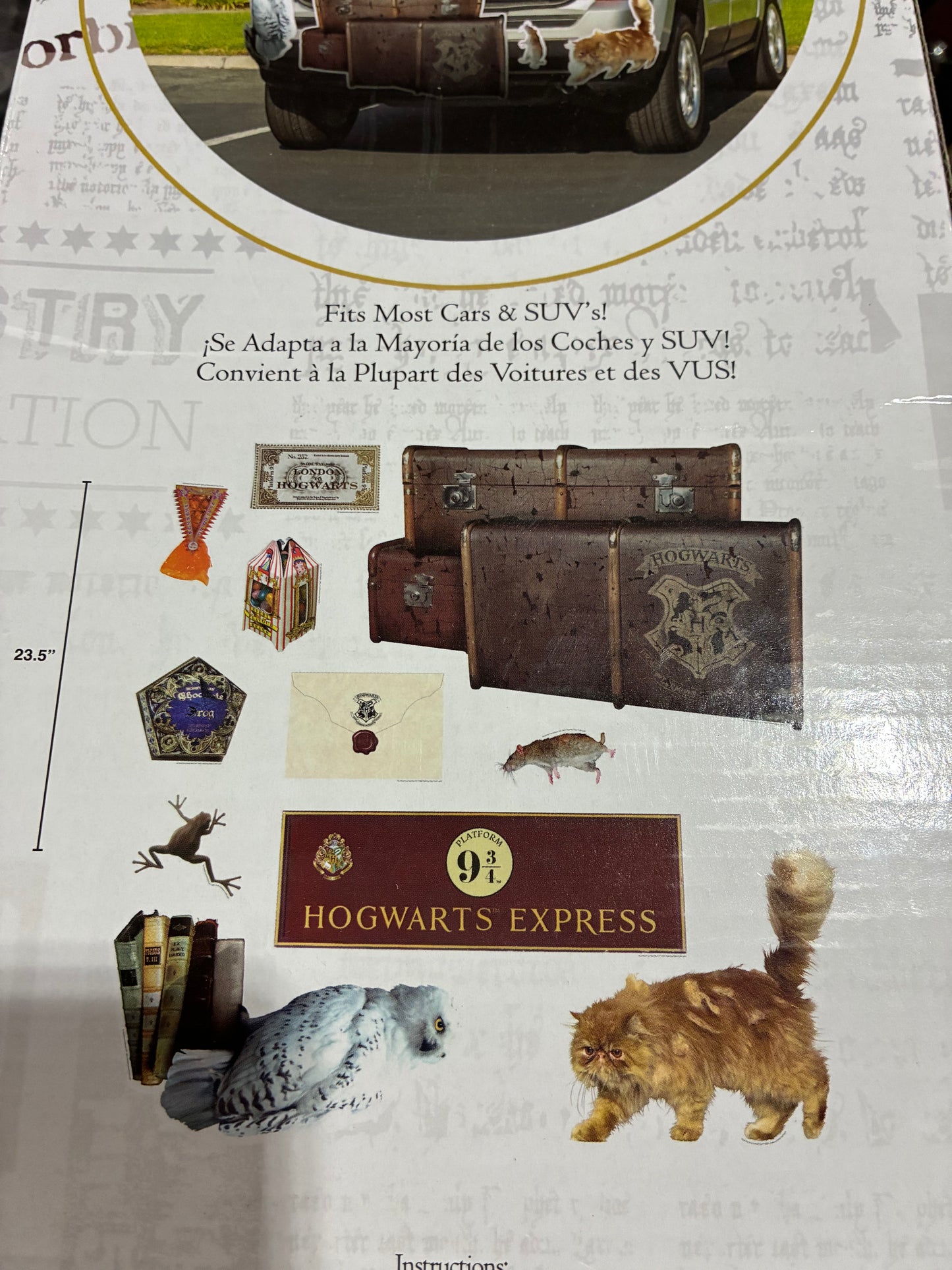 Harry Potter 'Treat Your trunk' decorating Kit Hogwarts