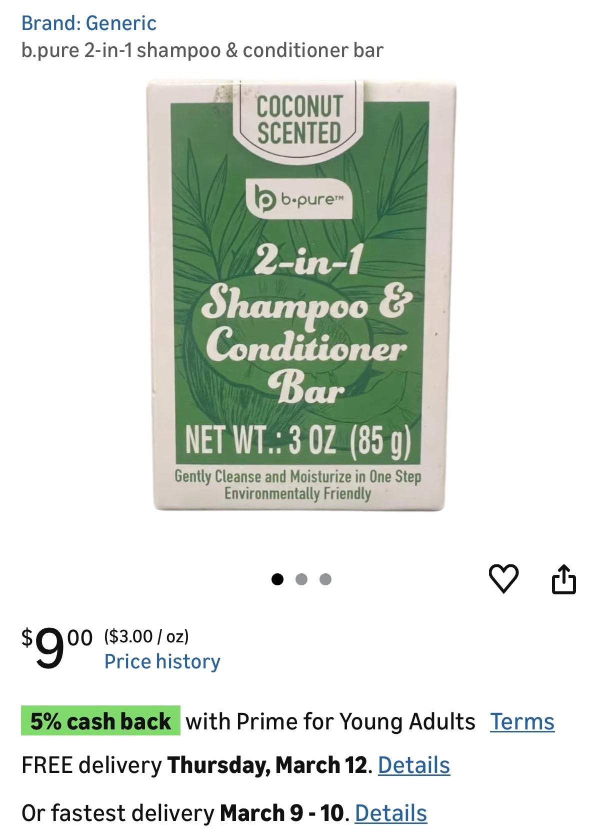 2-in-1 Shampoo/Conditioner Bar