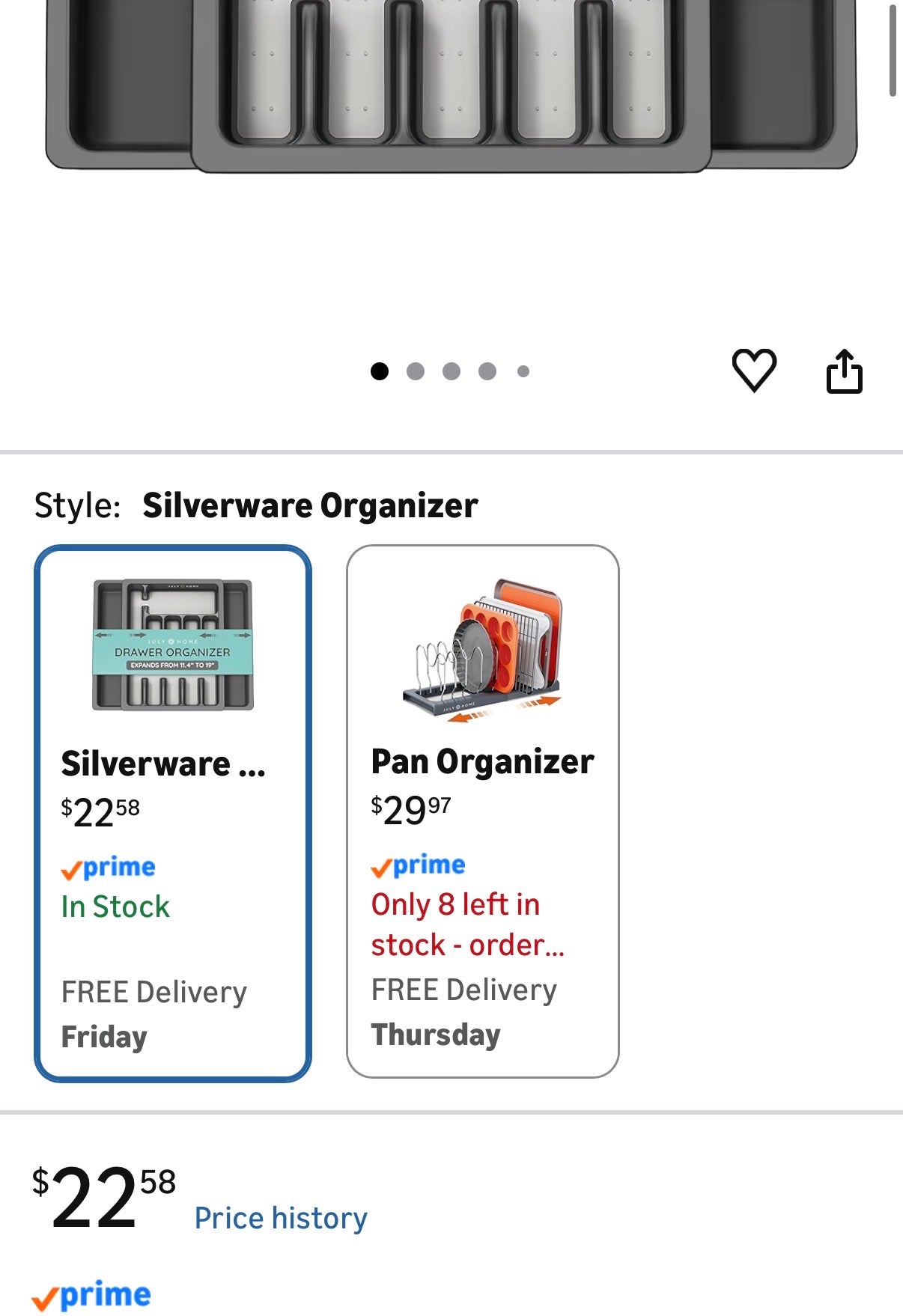 Expandable Drawer Organizer