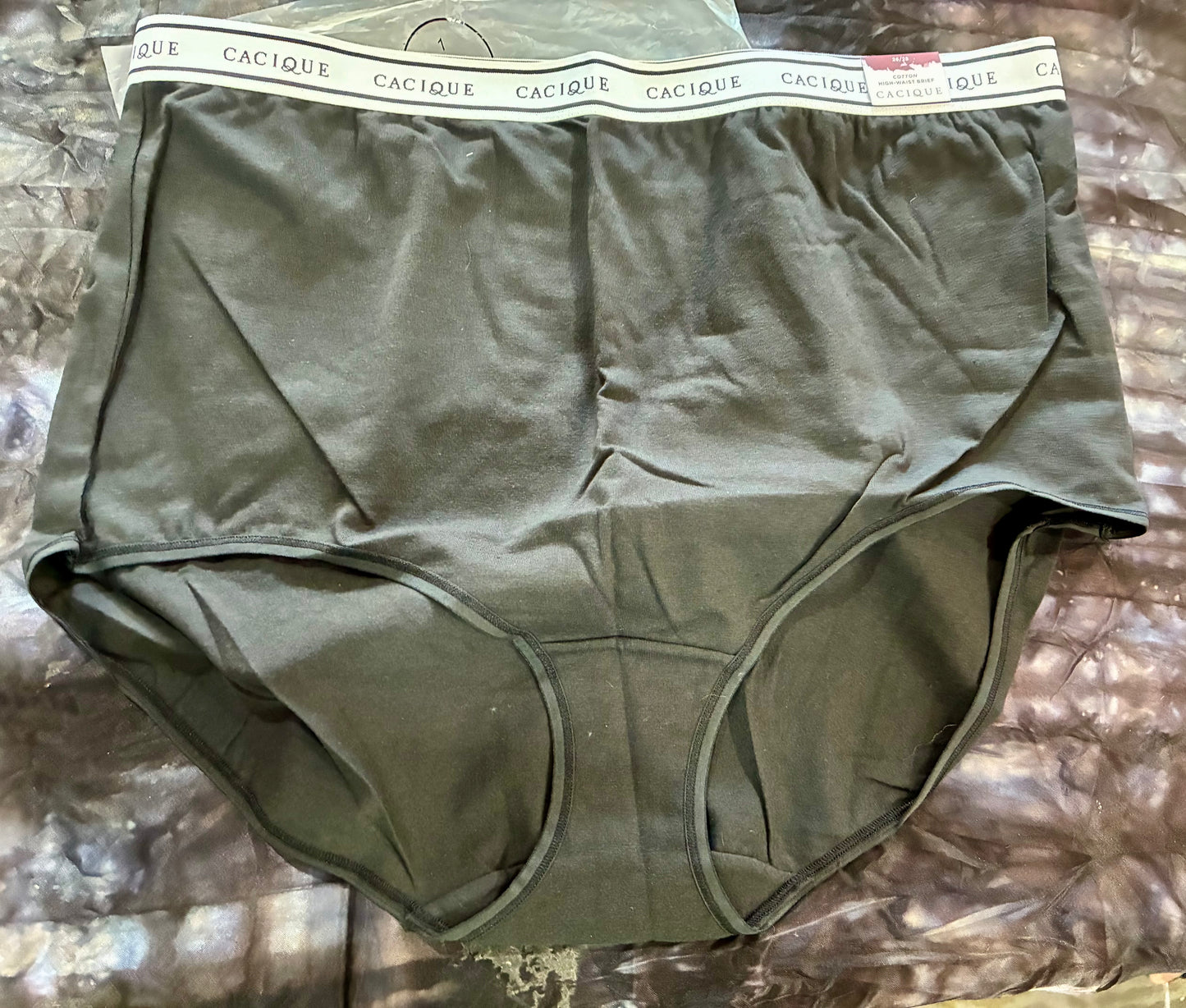 Lane Bryant Cacique plus-size High-Waist cotton panties SZ 26/28