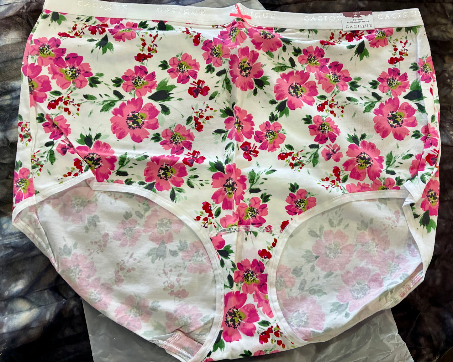Lane Bryant Cacique plus-size High-Waist cotton panties SZ 26/28