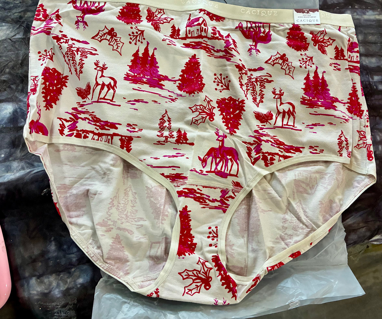 Lane Bryant Cacique plus-size High-Waist cotton panties SZ 26/28