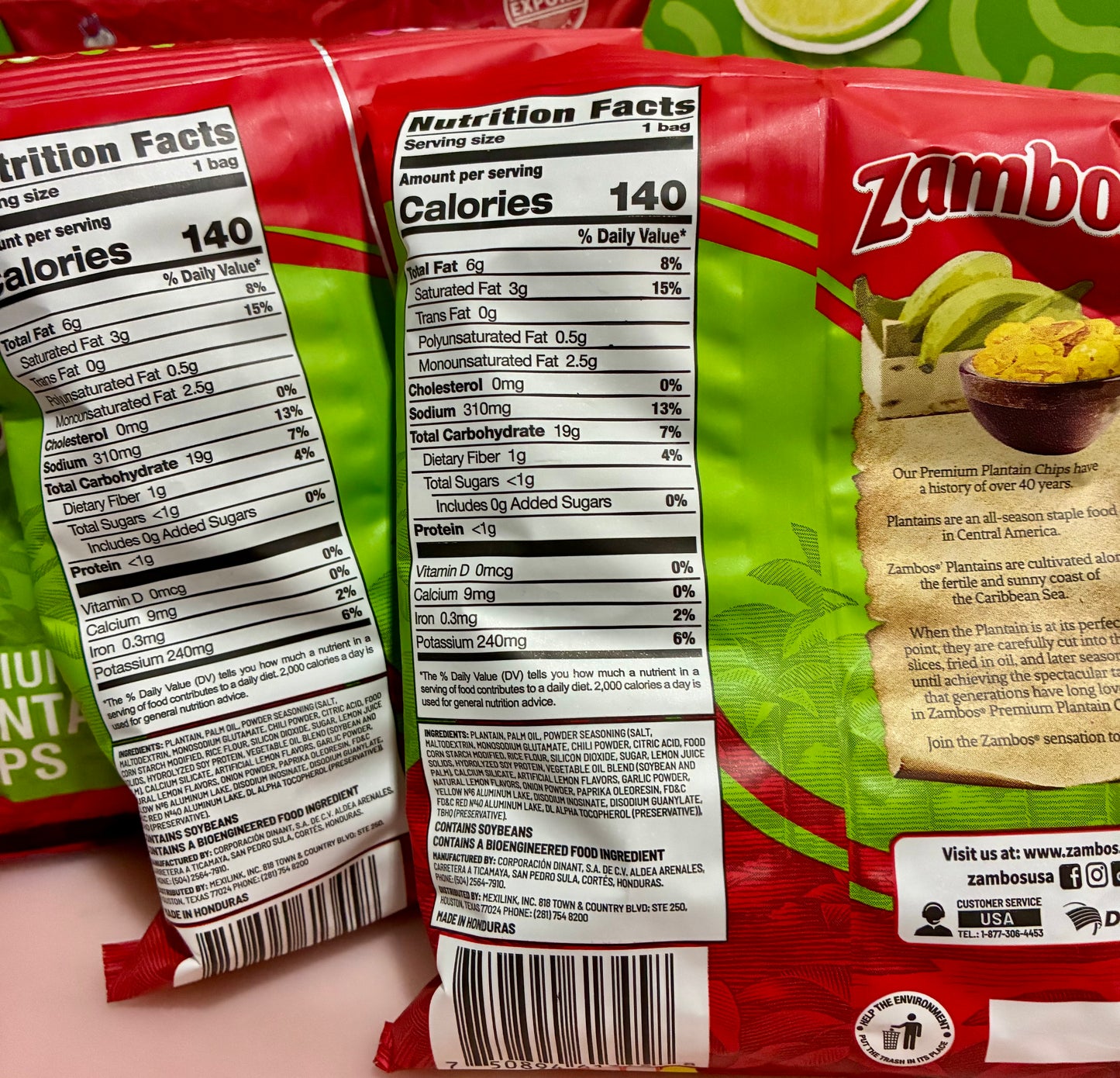 Zambos Chile Limon Plantain Chips