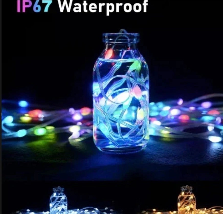 10 Meters LED Strip Lights with Bluetooth App, Remote RGB Waterprooof