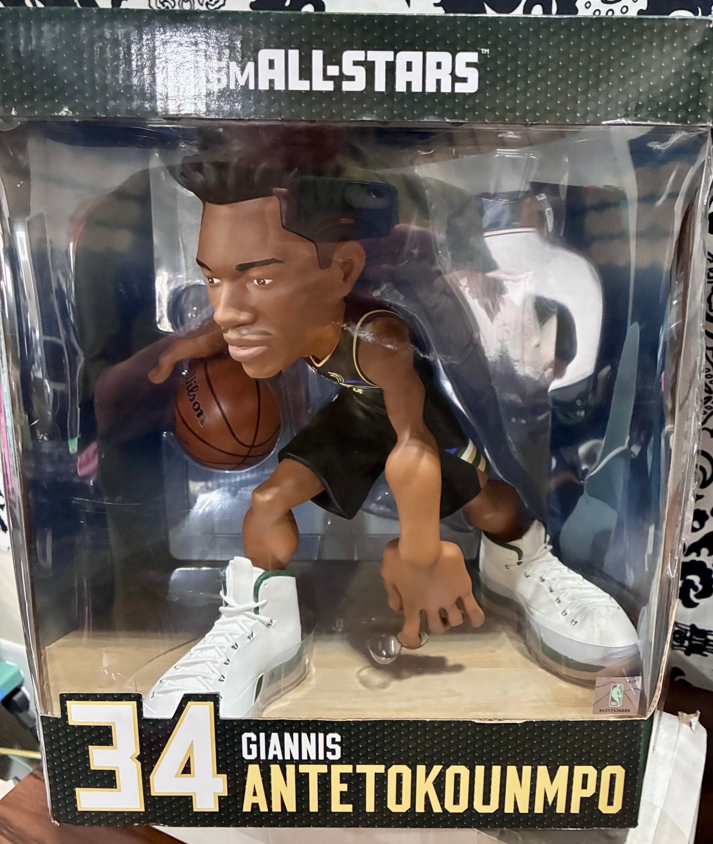 Giannis Antetokounmpo Milwaukee Bucks Small-Stars 12" Vinyl Figurine