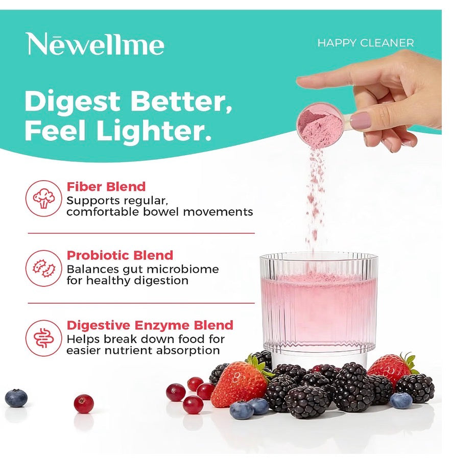 Happy Cleaner Digestive Supplement Powder 14 pk