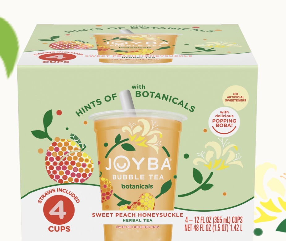Sweet Peach Honeysuckle Flavored Tea with Botanicals