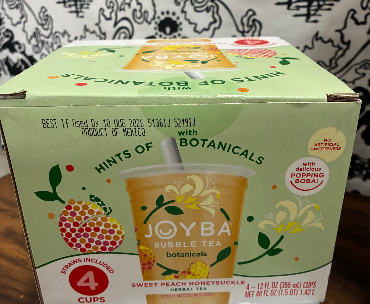 Sweet Peach Honeysuckle Flavored Tea with Botanicals