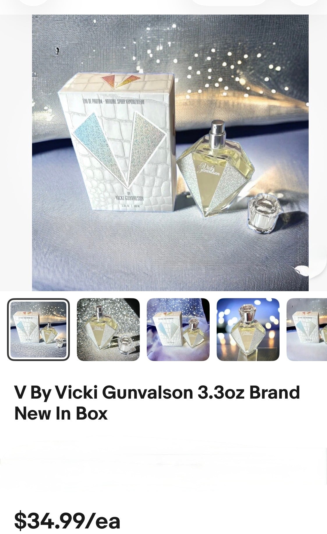 Dosis Fragrance V By Vicki Gunvalson Eau De Perfume Spray for Women 3.3 Fluid Ounce 100 Ml.