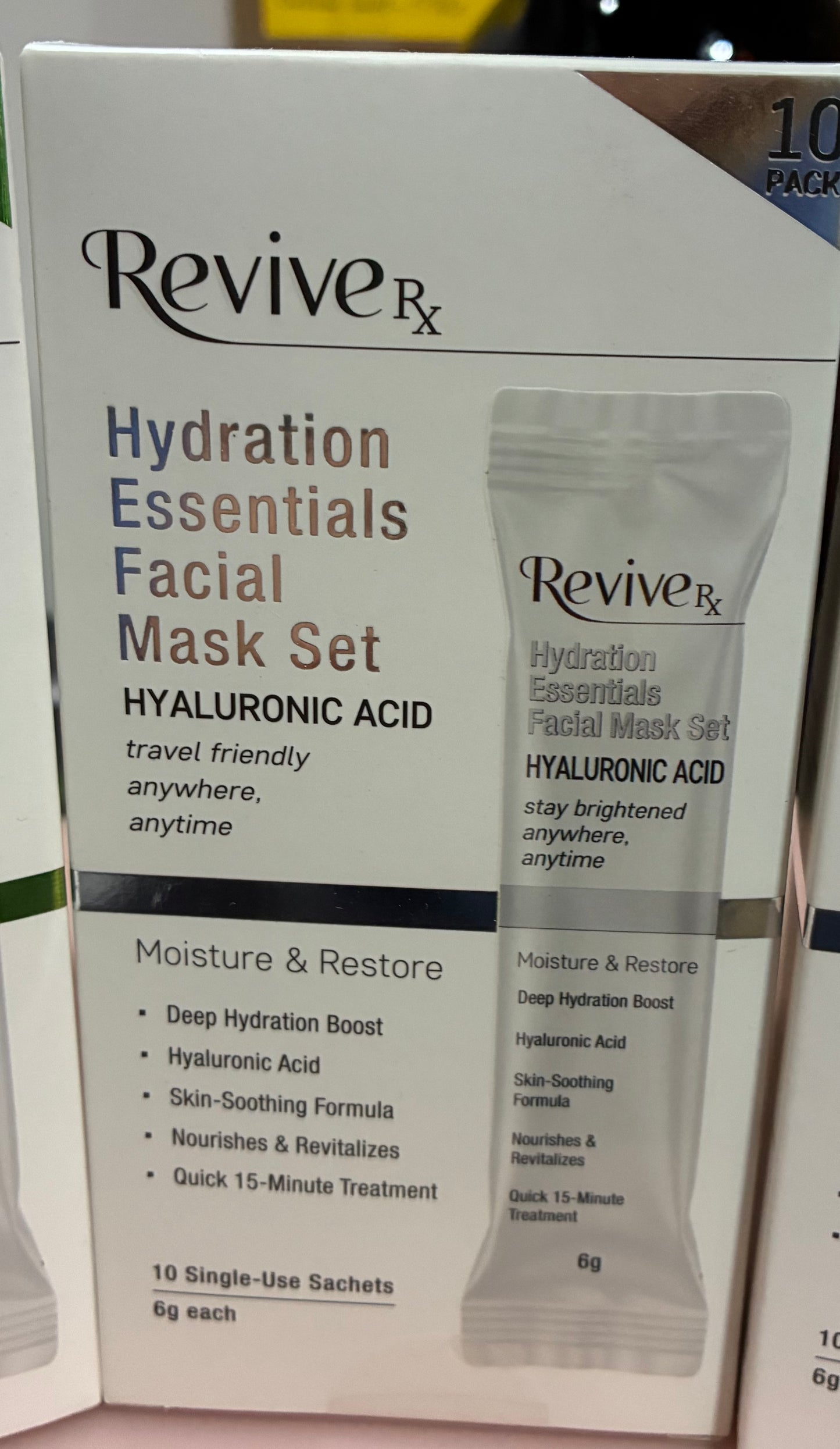 Revive Rx Brightening or Hydration Essentials Facial Mask Set