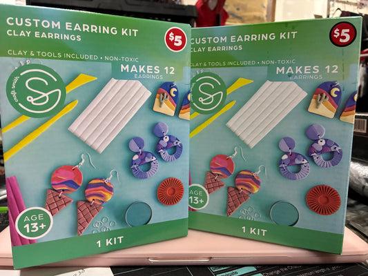 CUSTOM EARRINGS KIT, PAINT BY NUMBER, OR CUSTOM BRACELET KIT